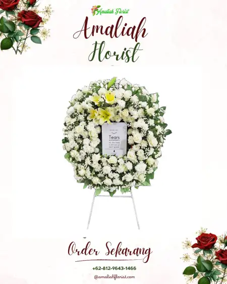 Krans Bunga Duka Pengkadan