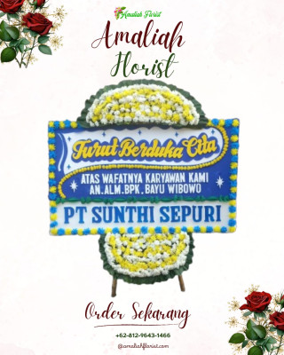 Papan Bunga Duka di Pengkadan