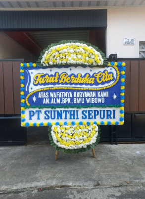 Papan Bunga Duka di Pengkadan