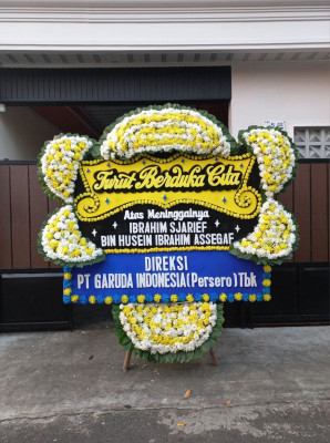 Papan Bunga Duka di Pengkadan